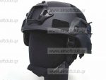 MICH TC-2000 ACH Helmet w/NVG Mount & Side Rail BK